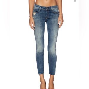 Mother The Vamp Rough it Up Ankle Jeans